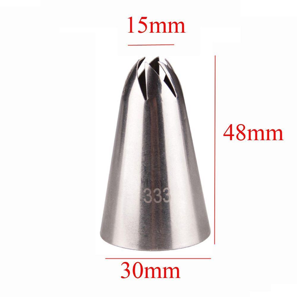 Set 1 Đuôi Bắt Bông Kem Trang Trí Bánh Bằng Thép Không Gỉ