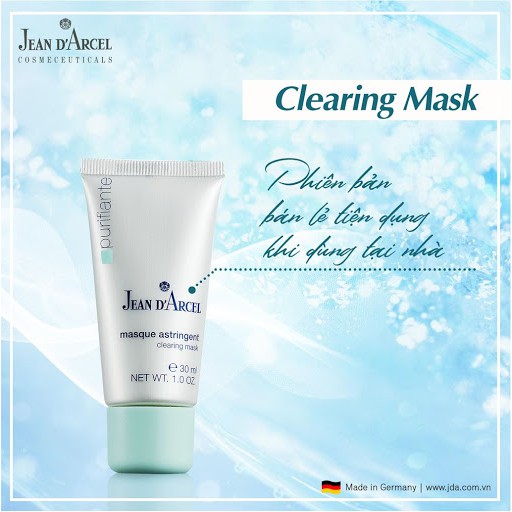 [HÀNG NHẬP KHẨU] Mặt Nạ Giúp Giảm Mụn Và Se Khít Thu Nhỏ Lỗ Chân Lông Jean D'Arcel Clearing Mask