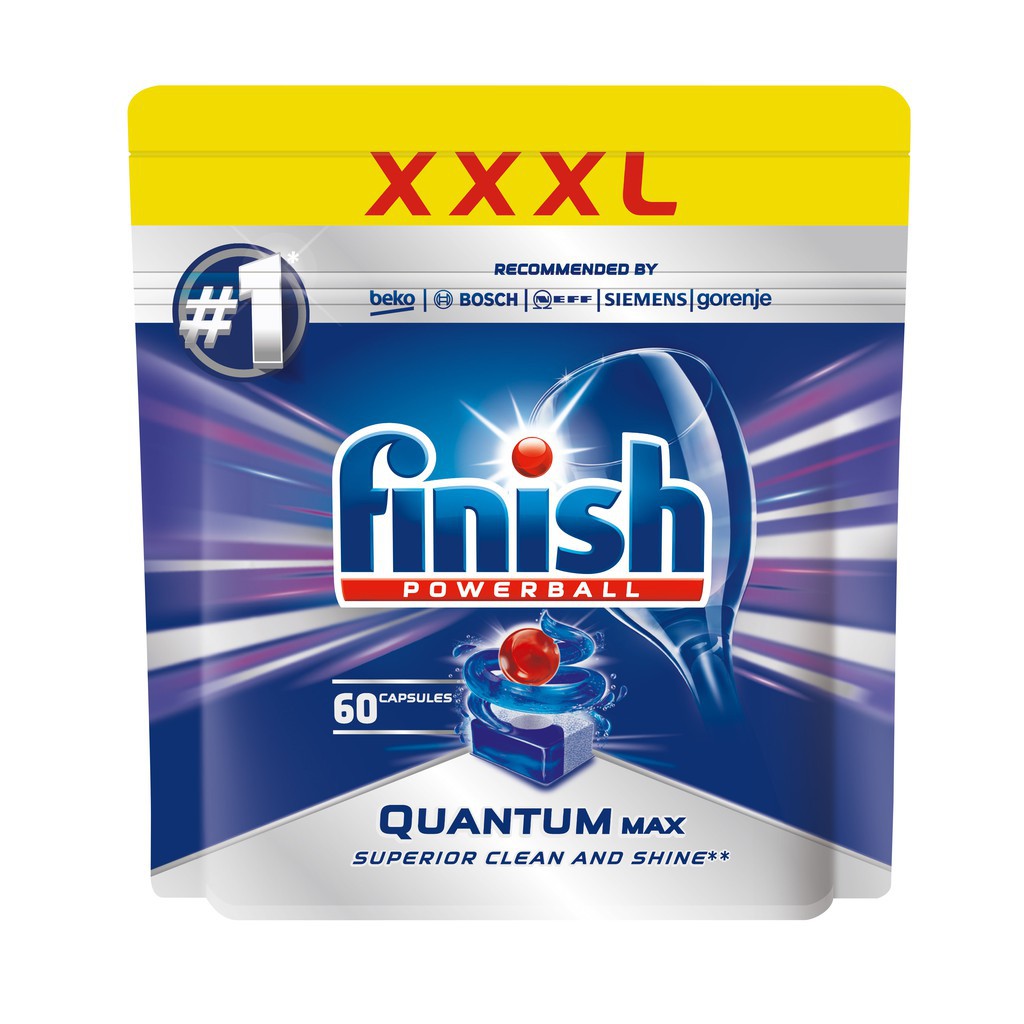 Viên rửa bát Finish Quantum Max (Viên lẻ)