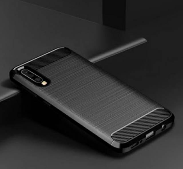 Ốp Lưng Silicon Sợi Carbon Cho Samsung Galaxy A50 / Case Ipaky / Silicon