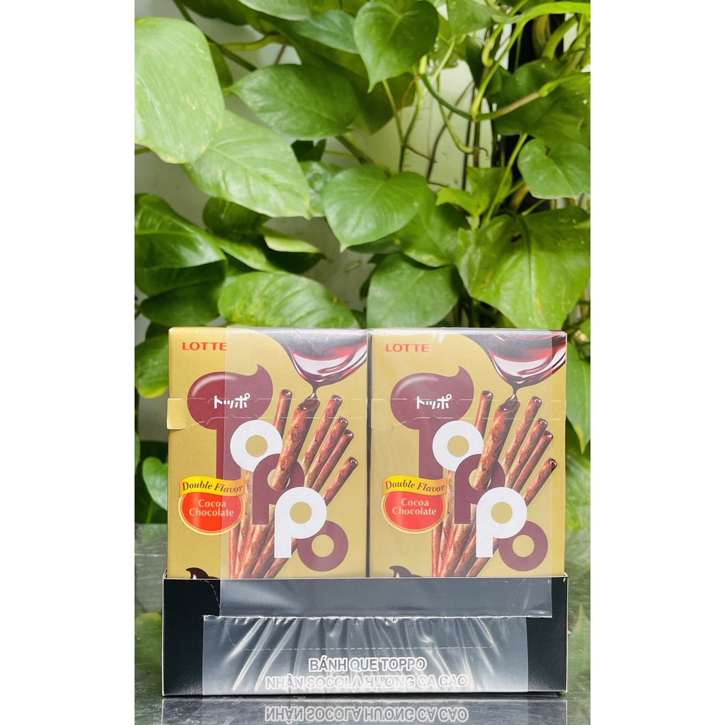 Bánh Que Lotte Toppo Nhân Sôcôla Hương Cacao (Hộp 40g)