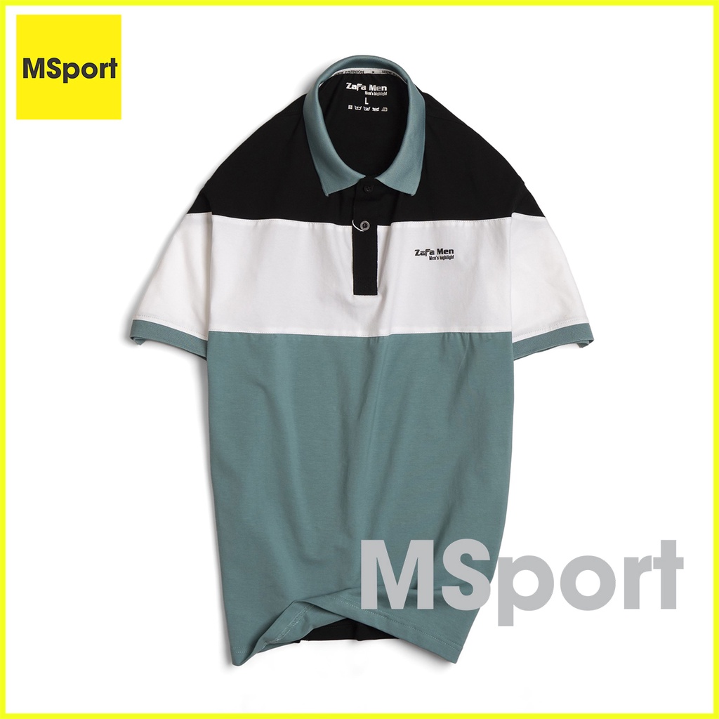 Áo Thun Nam Tay Ngắn Có Cổ Phối 3 Màu Đẹp, Đang Hót Hiện Nay, Chất Vải Cotton Mềm Mịn, Mặc Mát, Co Giãn 4 Chiều | BigBuy360 - bigbuy360.vn