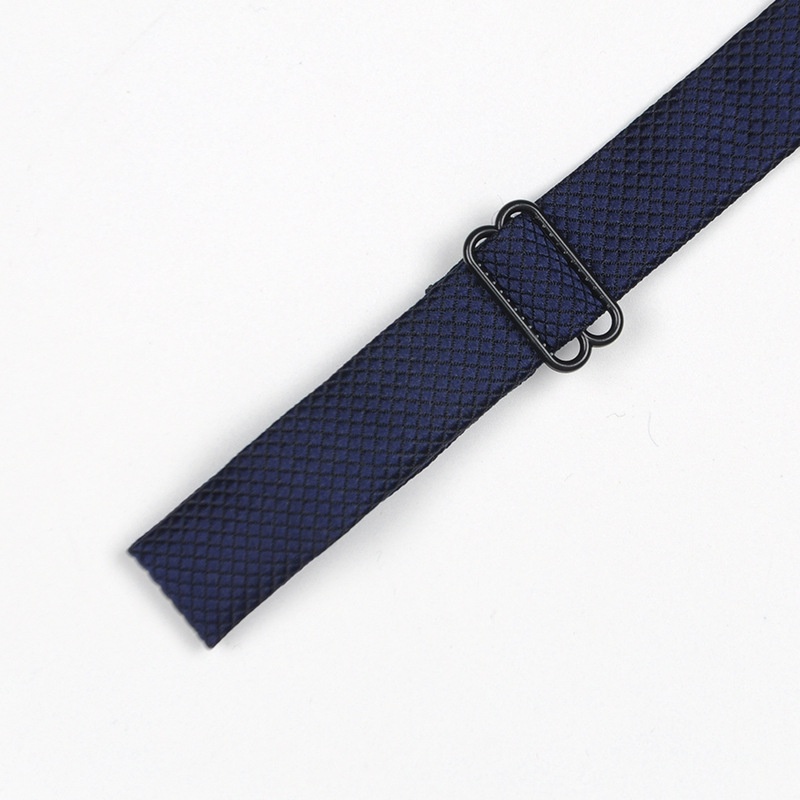 Cà Vạt Nơ Sọc Ca Rô Đen / Đỏ Phong Cách Anh Quốc Thời Trang Lịch Lãm Cho Chú Rể