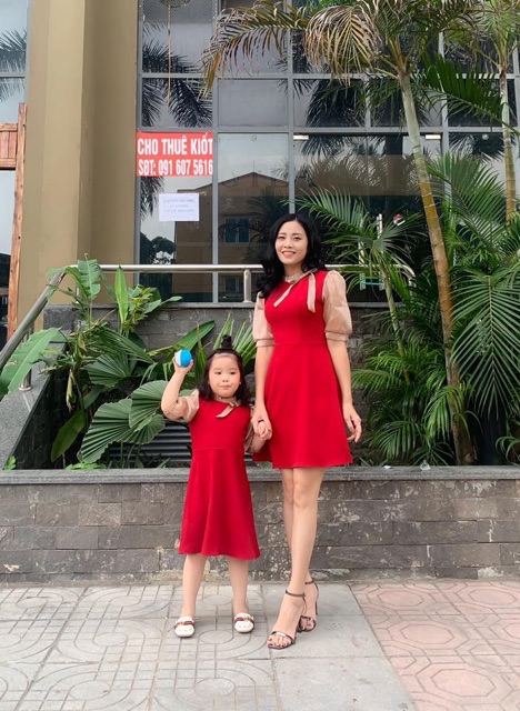 Đầm mẹ và bé thiết kế cao cấp ❤️ Váy đôi Cadie