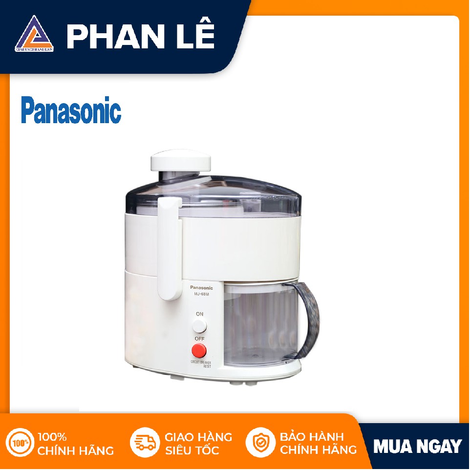 [Mã ELHA22 giảm 6% đơn 300K] Máy ép trái cây Panasonic MJ-68MWRA (Kem)