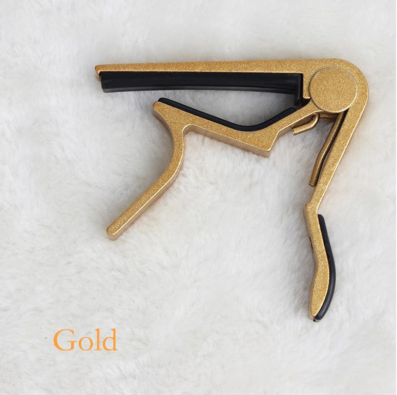Capo đàn guitar một tay màu đen/xanh dương/đỏ/vàng/bạc)
