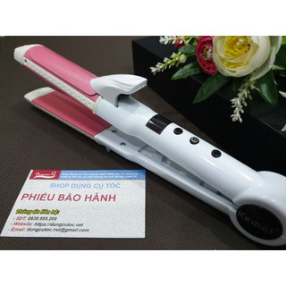 Máy Duỗi Uốn Tóc Kemei KM-6878
