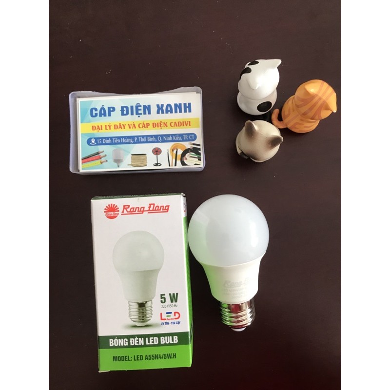 (Giá Sốc) Bóng Đèn Led Bulb Tròn Rạng Đông 3W - 5W - 7W - 9W - 12W - 15W Trắng/Vàng Bảo Hành 1 Đổi 1