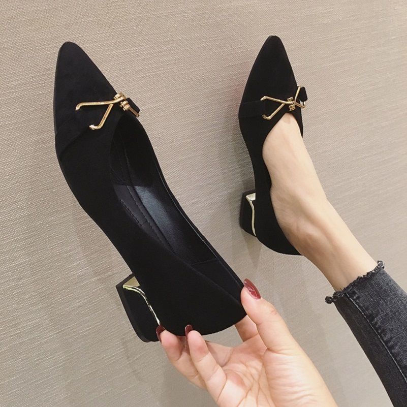 Giày búp bê da mềm thời trang xinh xắn cho nữ