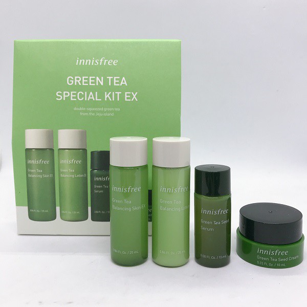 BỘ DƯỠNG DA INNISFREE GREEN TEA BALANING SPECIAL KIT EX