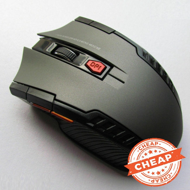 Chuột gaming không dây quang học 2.4ghz kèm đầu usb cho máy tính
