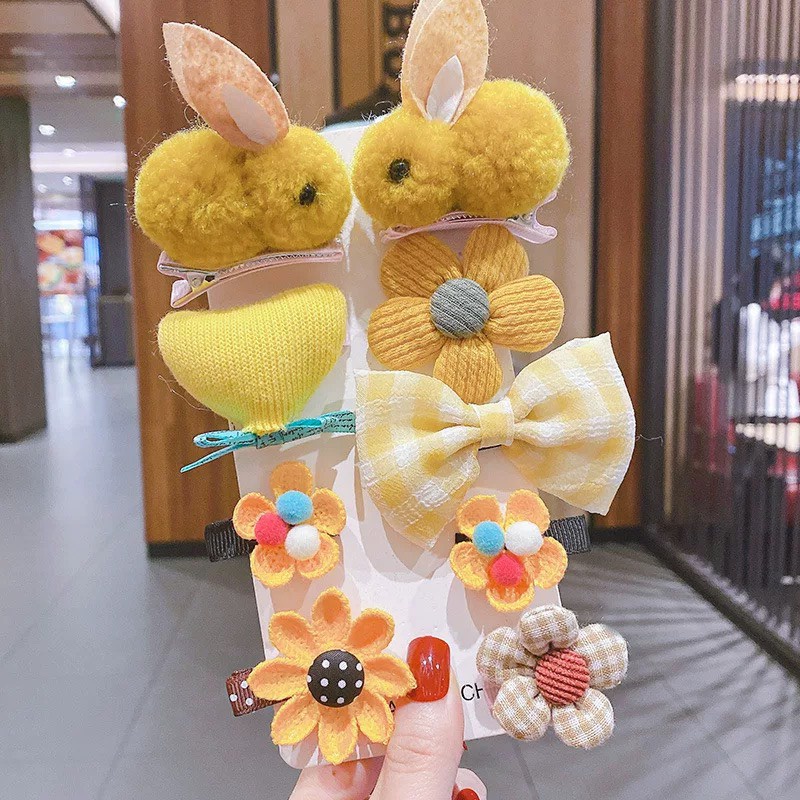 Set kẹp tóc cho bé gái, đồ tóc siêu dễ thương cho bé gái - SHopMekhoai