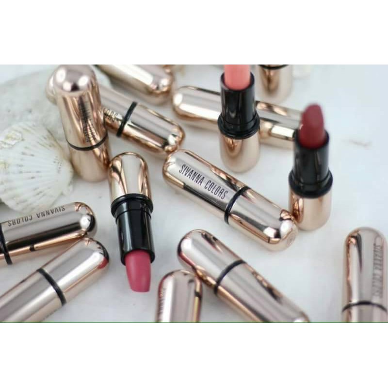 Sivanna Colors Matte Stay Lipstick Kiss Me 4g HF688 Son lì Sivanna Colors Kis Me tone Tây
