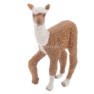 Thực tế Alpaca Farm Yard Zoo Mô hình động vật Hình tượng Đồ chơi trẻ em