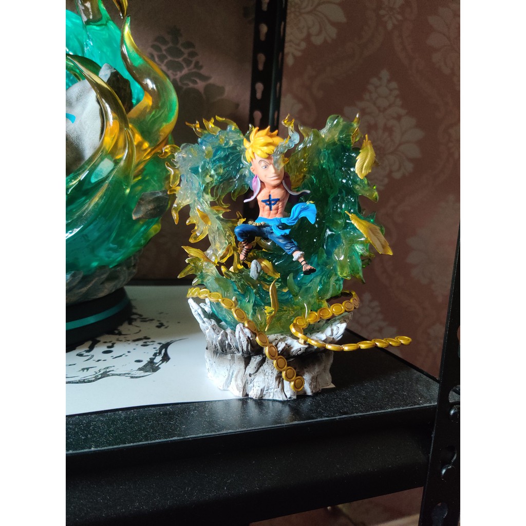 Mô hình Marco phượng hoàng chibi effect resin cao 18cm - One piece