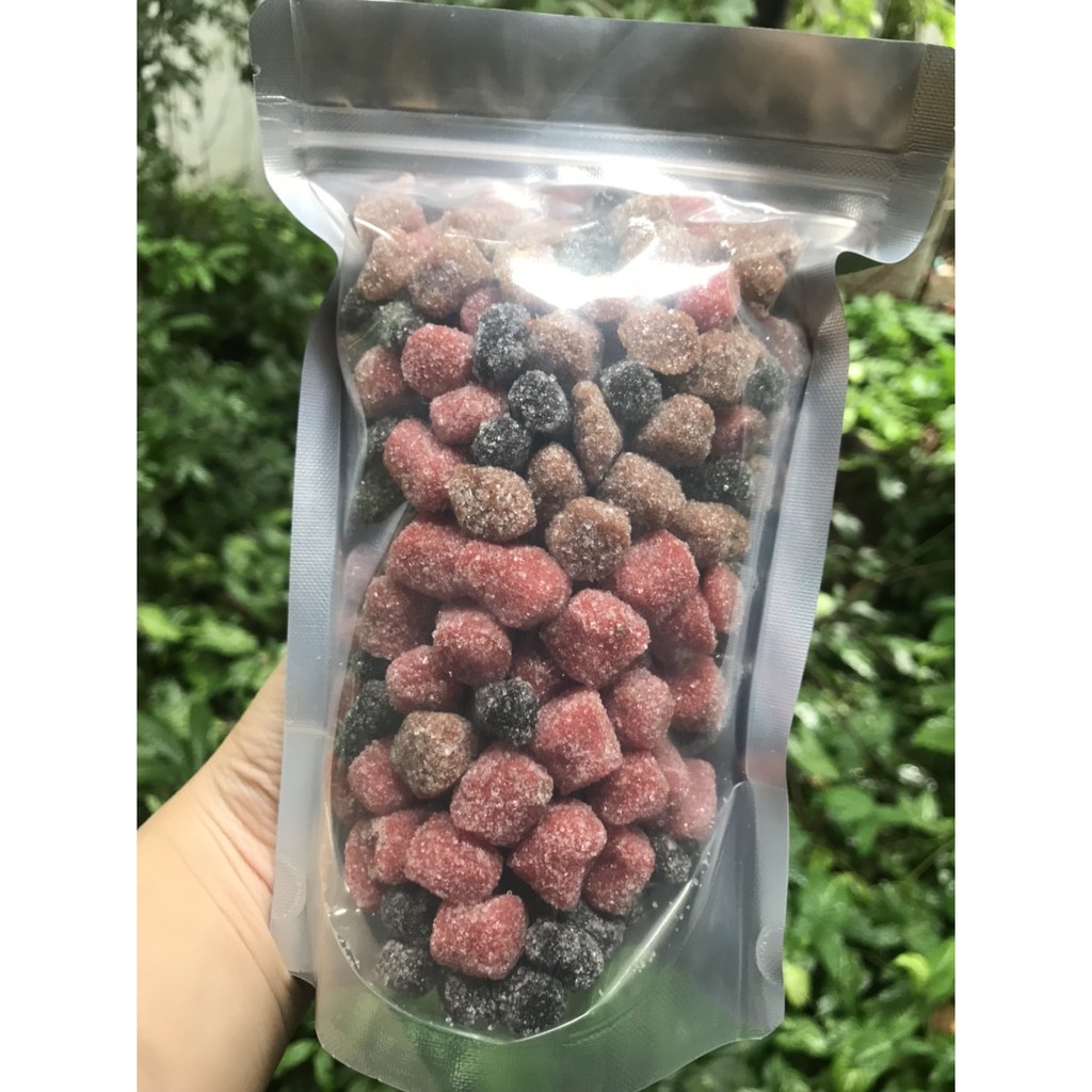 500G MỨT MIX DÂU TÂY DÂU TẰM ME CAY ĐÀ LẠT CHUA NGỌT