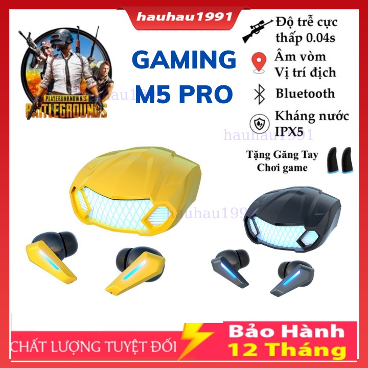 Tai Nghe Bluetooth Gaming M5  Pro- tai nghe Gaming bass mạnh mẽ có mic bản quốc tế 2022