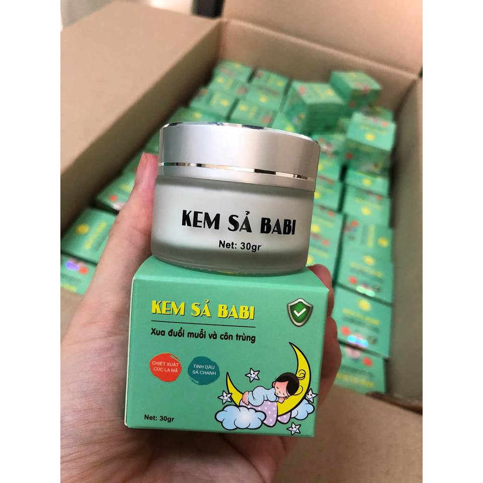 Kem Sả Babi Greenbon- 30gr chống muỗi cho bé