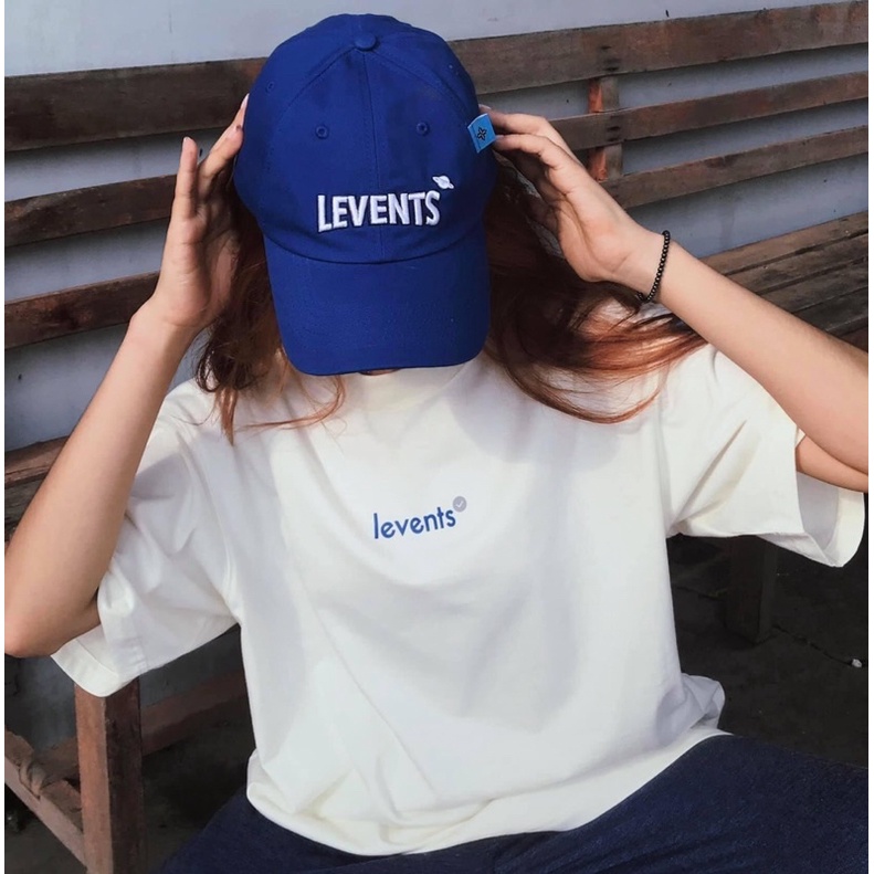 LEVENTS® POPULAR LOGO TEE CREAM/ BLUE