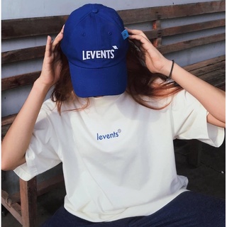 LEVENTS® POPULAR LOGO TEE CREAM/ BLUE (BEST SELLER CỦA BST POPULAR)