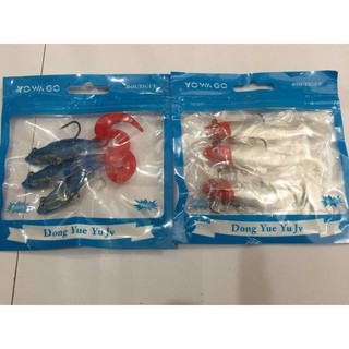 Combo 2 bịch mồi dẻo câu cá chẽm và lóc đồ câu cá đức nguyên