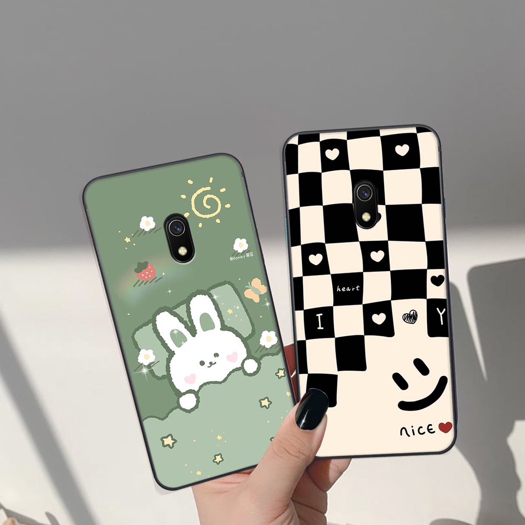 Ốp lưng Xiaomi REDMI 8A in hình Gấu nâu - hồng, Gấu Be@rick  cực CUTE, DỄ THƯƠNG