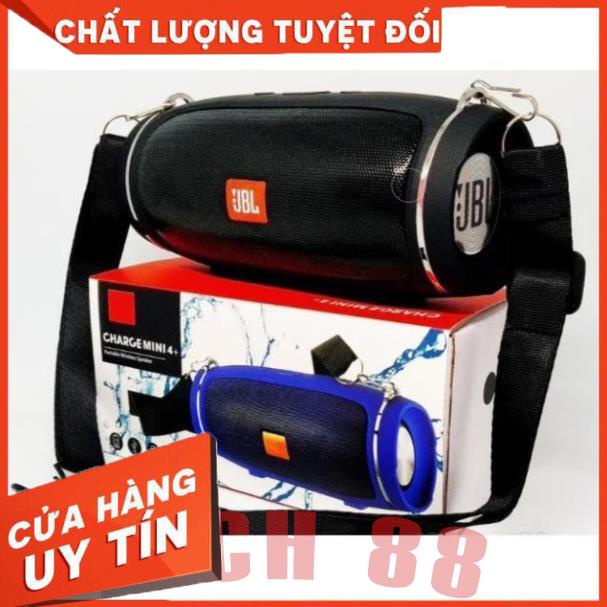 Loa Bluetooth Charge 4+ Mini bass tốt khoẻ - có dây đeo Version 2021