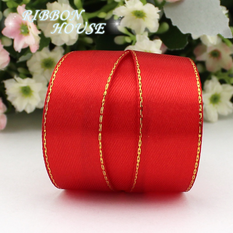 (25 Yards / lot) Cuộn Dây Ruy Băng Satin Chất Lượng Cao 3 / 4 '' (20mm) Dùng Gói Quà