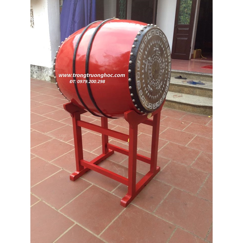 Trống trường có giá đỡ mặt 48cm