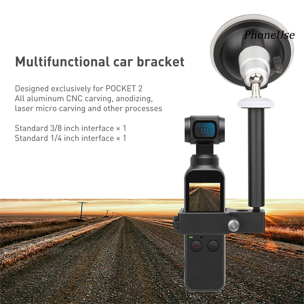 Giá đỡ máy ảnh DJI Osmo POCKET 2 có giác hút gắn xe hơi