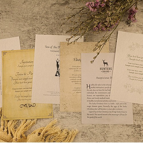 Giấy trang trí đa dụng họa tiết phong cách cổ điển xinh xắn tùy chọn