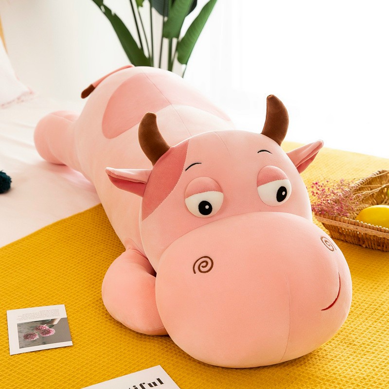 Gấu Bông Chó Mũi Tim, Khủng Long Tim, Trâu Tim size 75cm/1m2- Hàng Cao cấp Siêu Mềm Mịn