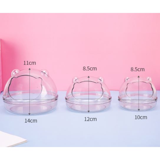 Nhà tắm mica dày chống vỡ