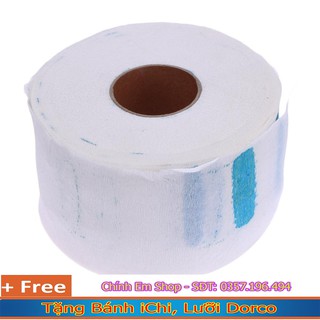 Combo 5Cuộn Giấy Quấn Cổ Barber Tóc Nam (Tặg Bánh iChi, Lưỡi D0rco)
