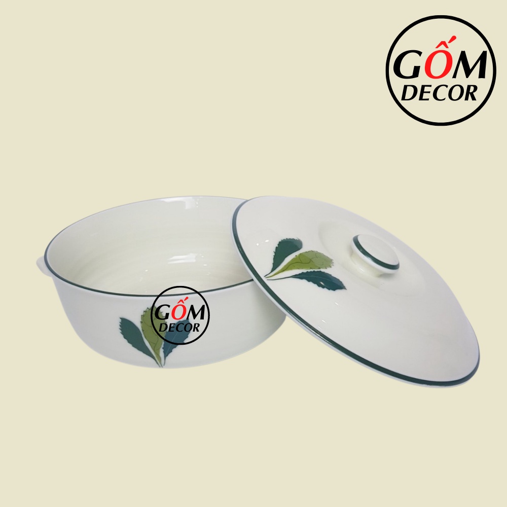 Âu cơm Bát Tràng men kem cao cấp nhiều mẫu đẹp