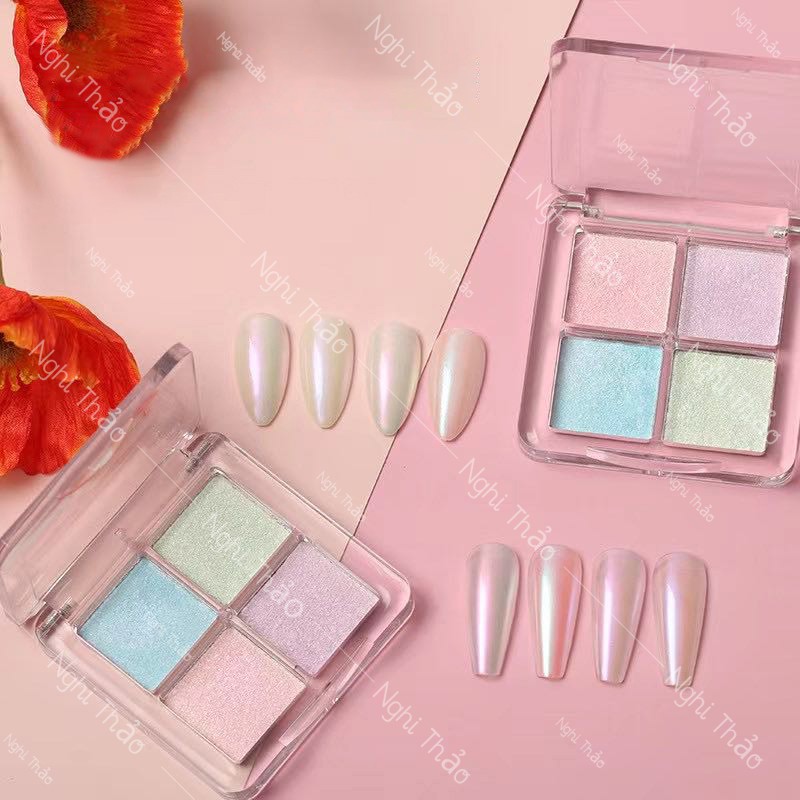 Bột tráng gương ánh ngọc trai 4 màu