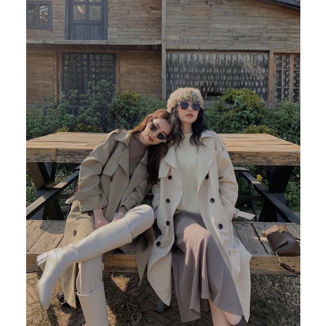 8806 KHOÁC MĂNG TÔ DÁNG DÀI 8 CÚC