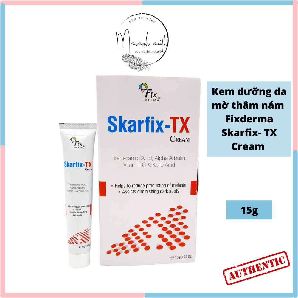 Kem Sáng Da Mờ Thâm Nám Fixderma Skarfix-TX 15g