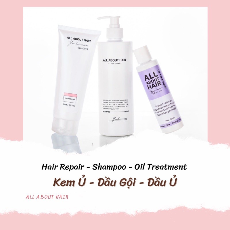 [TẶNG KÈM 4 QUÀ] Full Combo AAH. Liệu trình chăm sóc toàn diện mái tóc CHẮC KHOẺ- MỀM MƯỢT - BỒNG BỀNH