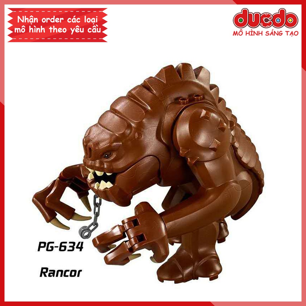 Bigfig Quái Vật Rancor Trong Phim Star Wars - Đồ chơi Lắp ghép Xếp hình Mini Minifigures Big Fig PG634 POGO