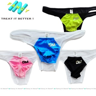 Sịp lọt khe nam dm sexy, quần lót nam thun lạnh lưới thoáng mát fancy in - th003