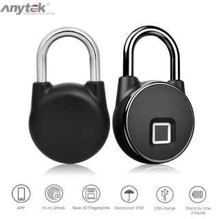 Ổ Khóa Vân Tay Chống Nước Anytek P22+, Dùng Bluetooth