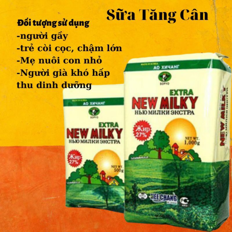 Sữa béo Neu Milk 1kg của Nga
