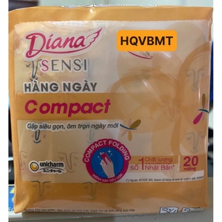 Băng vệ sinh Diana hàng ngày Sensi Slim mỏng nhẹ 1 gói 20 miếng
