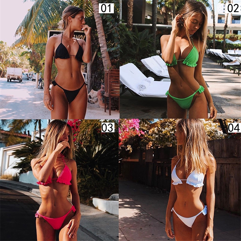 Bộ bikini hai mảnh khoét sâu quyến rũ cho nữ | BigBuy360 - bigbuy360.vn