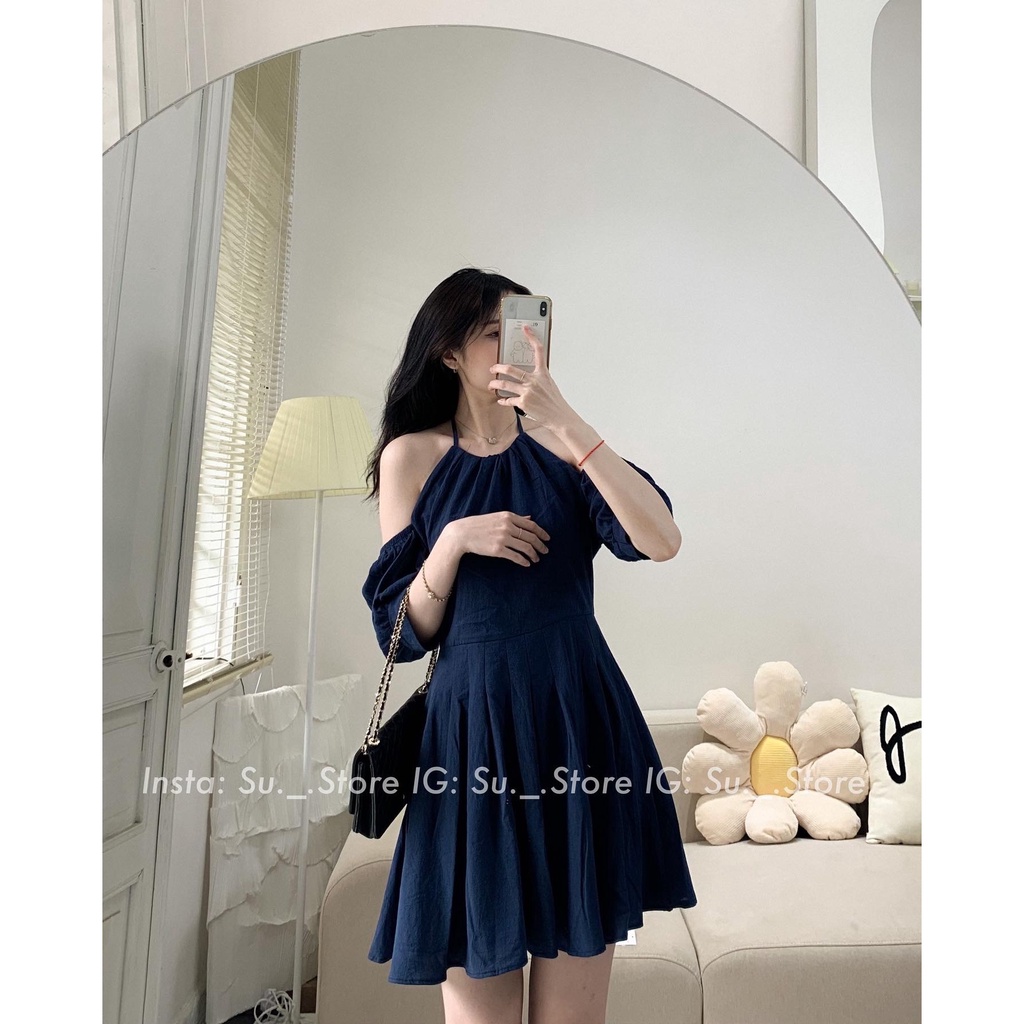 Váy thô mềm dây buộc dáng xòe V641 SUSTORE