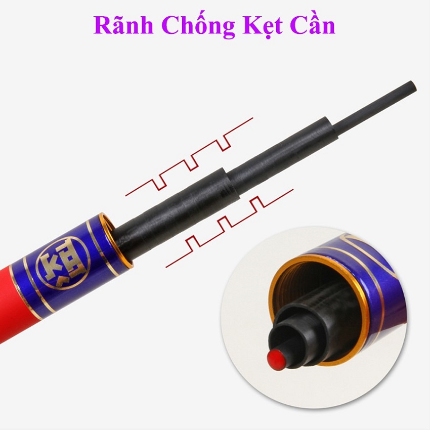 Cần Câu Tay Cướp Biển Calibe Siêu Nhẹ [TẶNG 1 CƯỚC TRỤC] Siêu Nảy Độ Cứng 4H Phân Bố Lực 28 Nội Địa Trung Quốc SCC-10