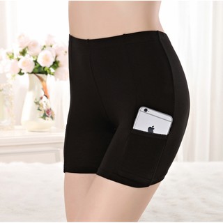 Quần mặc váy có túi lai trơn L,XL,XXL