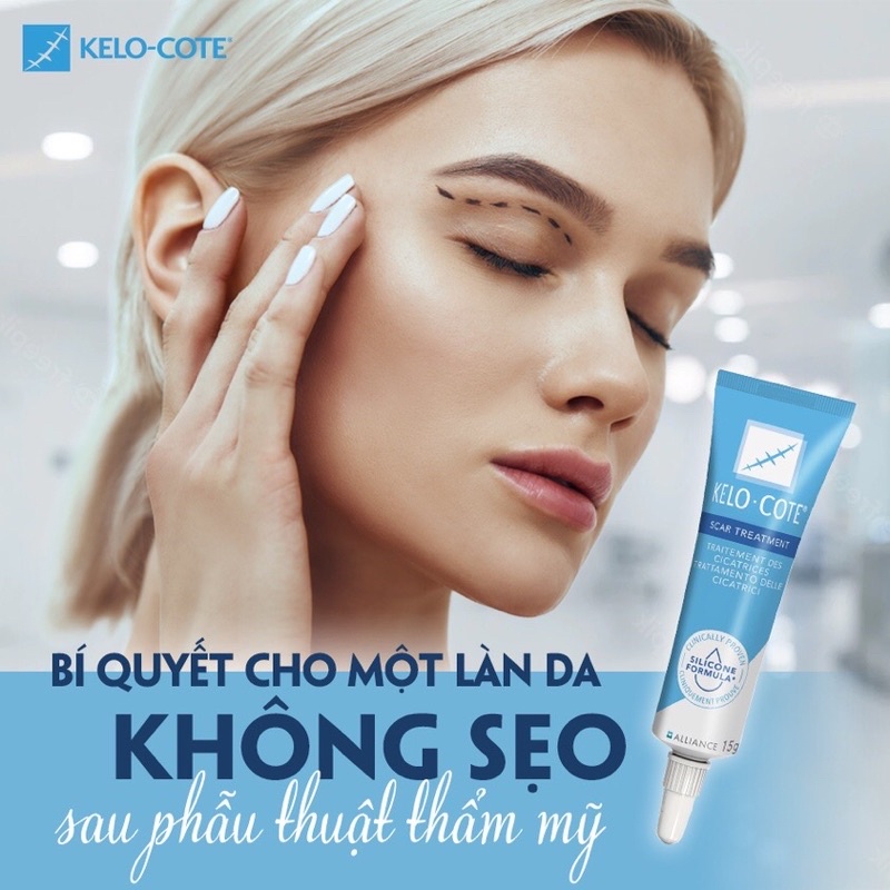 Gel ngăn ngừa sẹo và giảm sẹo Kelo cote nhập khẩu Mỹ