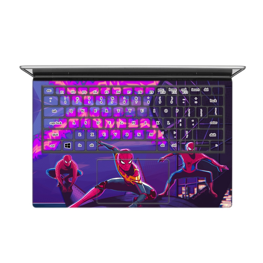 Skin Laptop In Hình Spider Man Người Nhện Dành Cho Các Dòng Máy Dell Hp Asus Msi Acer Lenovo Macbook Theo Yêu Cầu